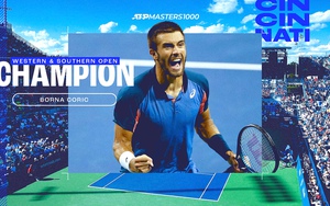 Borna Coric vô địch Cincinnati Masters 2022: Kẻ bị lãng quên của NextGen