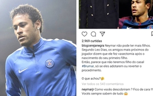 Neymar nổi giận trước tin đồn thắt ống dẫn tinh