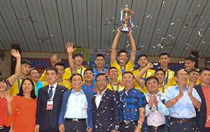 Đòi món nợ Thể Công, Sanest Khánh Hoà đăng quang giải bóng chuyển VĐQG 2017