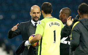 Ở Man City, Claudio Bravo chưa thể thuyết phục được Pep Guardiola