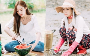 'Thư ký Kim' Park Min Young trông vẫn xinh xắn, đáng yêu cả khi ngồi bùn cát