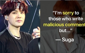 Suga của BTS khiến ‘kẻ thù’ chán khi bày tỏ phản ứng về những lời hiềm khích