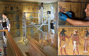 ‘Choáng’ với những bích họa 3000 tuổi trong lăng mộ vị Pharaoh huyền thoại Tutankhamun