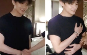 V Live: V trông cơ bắp trong bộ đồ thoải mái, các thành viên BTS 'trầm trồ'