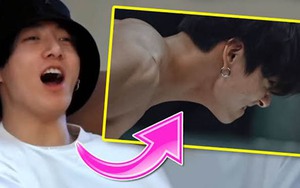 BTS phản ứng thế nào khi Jungkook ngực trần chống đẩy?