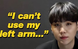 Suga BTS sau phẫu thuật vai, chưa thể nhấc nổi cánh tay trái
