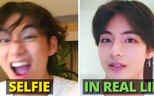 Đẹp như hoàng tử cổ tích nhưng 10 'nam thần' K-pop này phải học 'selfie', đặc biệt là V BTS