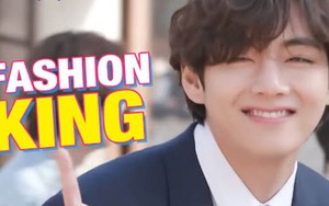 V BTS lại ăn mặc kiểu ‘chơi trội’ nhưng chẳng ai phàn nàn