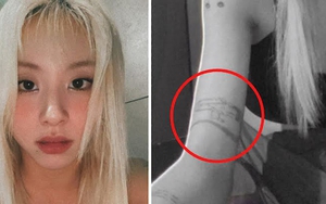 Fan phát cuồng khi Chaeyoung Twice để lộ hình xăm mới