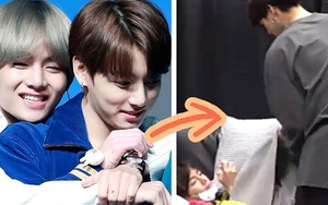 BTS: ‘Cưng xỉu’ cách Jungkook chăm sóc đàn anh V