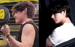 V BTS tiết lộ tại sao thời gian gần đây tập gym rất nhiều