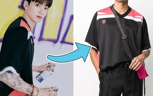 Giá chiếc áo thun và đôi dép da ‘sương sương’ của Jungkook BTS