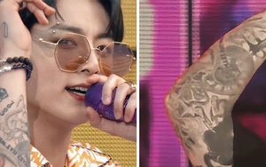 Tận mắt ngắm tất tần tật hình xăm trên cẳng tay Jungkook BTS