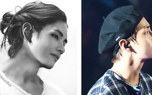 V BTS phản hồi thế nào về hình vẽ anh để tóc búi