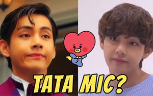 Ngắm V BTS nhõng nhẽo đáng yêu với gương mặt ‘TATA Mic’