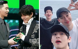 Ngắm V BTS ‘chanh xả’ cùng hội bạn thân toàn trai đẹp