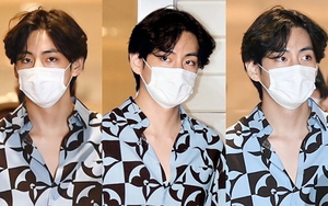 Truyền thông Hàn Quốc dành toàn lời mỹ miều mô tả V khi BTS lên đường sang Mỹ