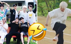 Khi BTS lóng ngóng chơi bóng chuyền chân