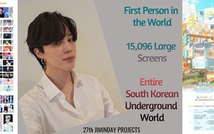 Lý do Jimin BTS được quảng bá trên 15.096 màn hình lớn khắp Hàn Quốc