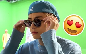 V BTS muốn chọn kính râm phù hợp, hỏi một đằng chọn một nẻo