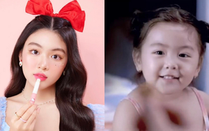 Con gái MC Quyền Linh 'phá đảo' trend 'năm 90 mấy tôi là diễn viên': Từ bé đã xinh quá rồi!