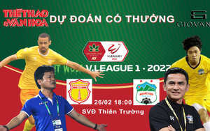 Dự đoán trúng thưởng V-League 2022: Trận Nam Định vs HAGL