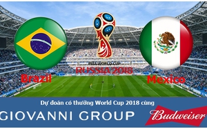 Dự đoán có thưởng World Cup 2018: Trận Brazil – Mexico (vòng 1/8)