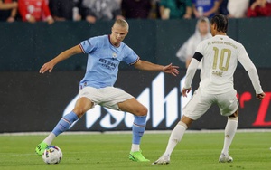 Phản ứng của Pep khi Haaland 'mở tài khoản' cho Man City