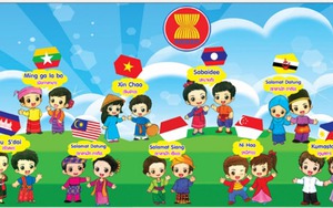 Thiếu nhi ASEAN khám phá phố đi bộ ngày 1/6