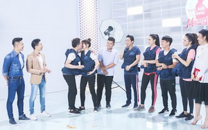 Tập 6 'Khi đàn ông mang bầu': Hari Won, Trấn Thành trượt ngã khi tạo dáng với nghệ sĩ xiếc Quốc Cơ, Quốc Nghiệp