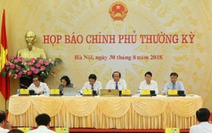 Họp báo Chính phủ thường kỳ tháng 8: Thông tin nhiều vấn đề dư luận quan tâm