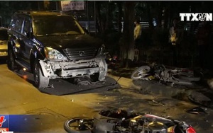 Nữ tài xế đâm xe liên tiếp tại Hà Nội, 6 người nhập viện