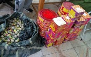 Tạm giữ đối tượng mua bán, vận chuyển pháo trái phép