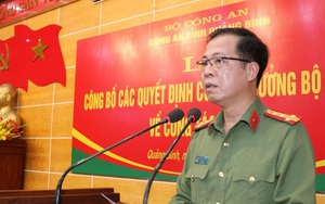 Điều động, bổ nhiệm Giám đốc Công an tỉnh Quảng Bình và Giám đốc Công an tỉnh Hà Nam