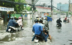 Thành phố Hồ Chí Minh: Nhiều tuyến đường ngập sâu sau mưa