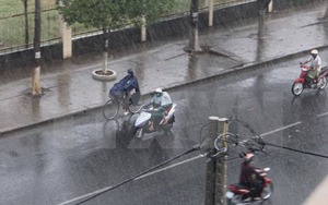 Đêm 21/8 và sáng 22/8, Bắc Bộ, Bắc Trung Bộ có mưa dông rải rác