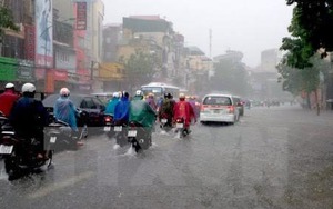 Rãnh áp thấp gây mưa lớn ở Bắc Bộ từ chiều tối ngày 6/9