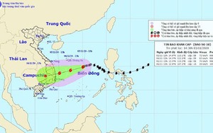 Đêm 4/11, nhiều khu vực có mưa, dông, có nơi mưa to đến rất to