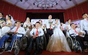 Lễ cưới tập thể 'Giấc mơ có thật' dành cho người khuyết tật, có hoàn cảnh khó khăn