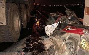 Sau tai nạn, xe đầu kéo cuốn nạn nhân đi gần 60km
