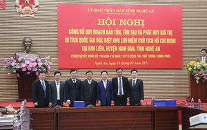 Công bố Quy hoạch bảo tồn, tôn tạo, phát huy giá trị Di tích Quốc gia đặc biệt Khu lưu niệm Chủ tịch Hồ Chí Minh tại Nghệ An