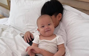 'Cưng xỉu' với loạt biểu cảm của Leon bên anh trai Subeo