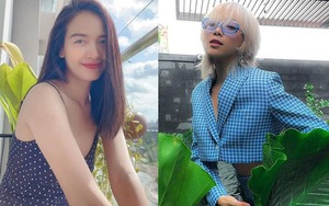 Ái Phương selfie ngoài ban công, Tóc Tiên lại 'chui' vào vườn tạo dáng