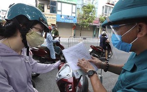 Hà Nội xử lý nghiêm người dùng giấy đi đường giả qua chốt kiểm soát dịch Covid-19