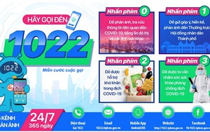 Hà Nội công bố tổng đài 1022 phòng chống dịch Covid-19