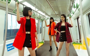 Đường sắt Cát Linh - Hà Đông thu hút giới trẻ 'check in'