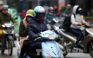 Không khí lạnh tăng cường, nhiệt độ miền Bắc giảm mạnh