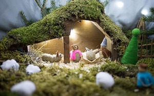 Rực rỡ 'Ngôi làng Giáng sinh' ở Slovenia