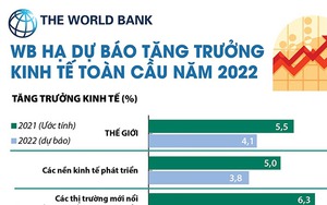 WB hạ dự báo tăng trưởng kinh tế toàn cầu năm 2022