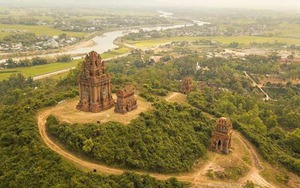 Tu bổ di tích Tháp Chăm gần nghìn năm tuổi bằng gạch đá và bê tông